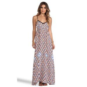 Revolve Greylin Priscila Boho Silk Maxi Dress, Med
